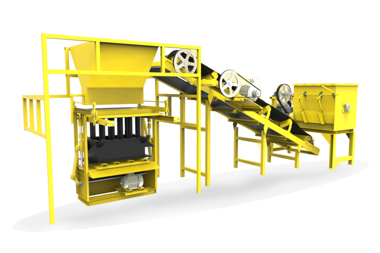 Render Fabrica de blocks